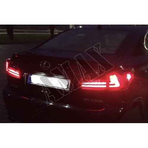 Задние фонари светодиодные, ALL-smoke (LED), Лексус Ай Эс_Lexus IS250 (2005-2013)