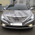 Фары передние черные (NEW Style) Хюндай Соната_ Hyundai Sonata YF (2010-2015)