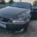 Фары передние линзовые + LED DRL (черные) Лексус_Lexus IS XE20 (2005-2013)