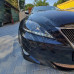 Фары передние линзовые + LED DRL (черные) Лексус_Lexus IS XE20 (2005-2013)
