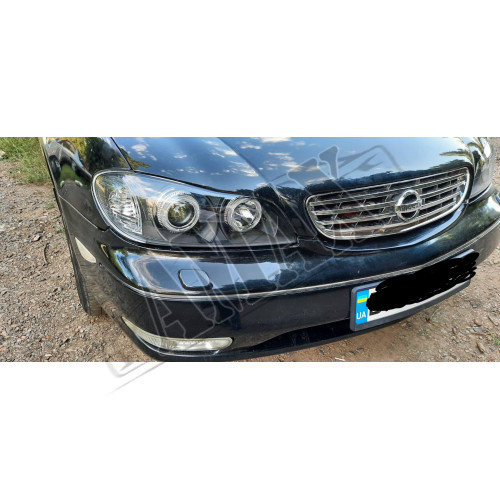 Оптика головного света, фары передние (черные), Ниссан Максима_Nissan Maxima A33 (2000-2005)