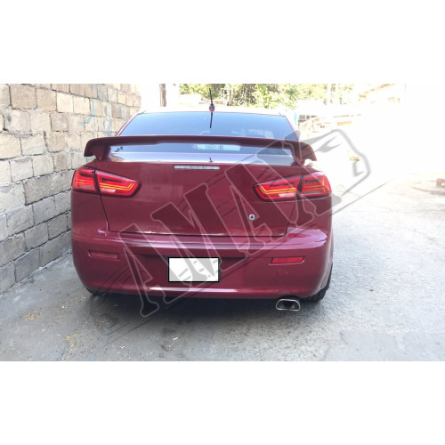 Задние фонари диодные (ALL SMOKE-LED), Митсубиси Ланцер_Mitsubishi Lancer X (2010-2017)