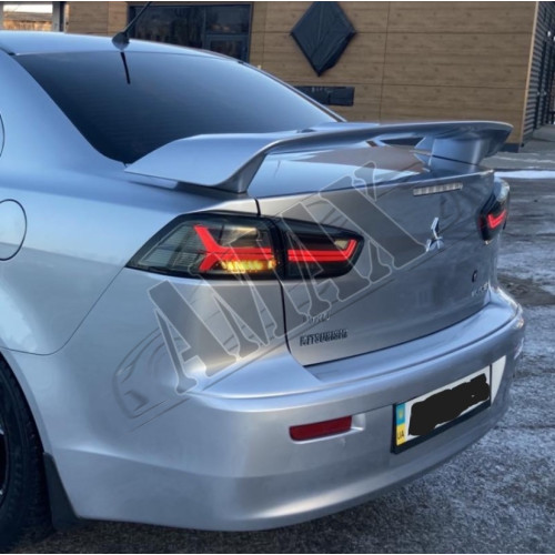 Задние фонари диодные (ALL SMOKE-LED), Митсубиси Ланцер_Mitsubishi Lancer X (2010-2017)