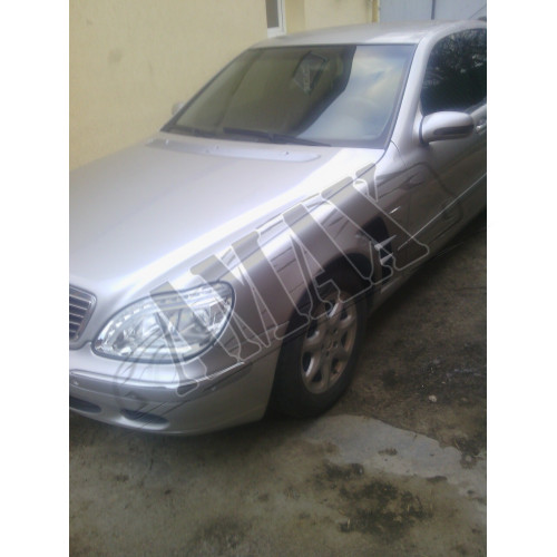 Передние фары две линзы-хром Мерседес_Mercedes Benz W 220 (1999-2006)