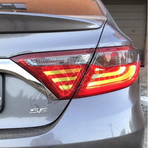 Задние фонари светодиодные, Тойота Камри_ Toyota Camry 55 USA (2015-2017)