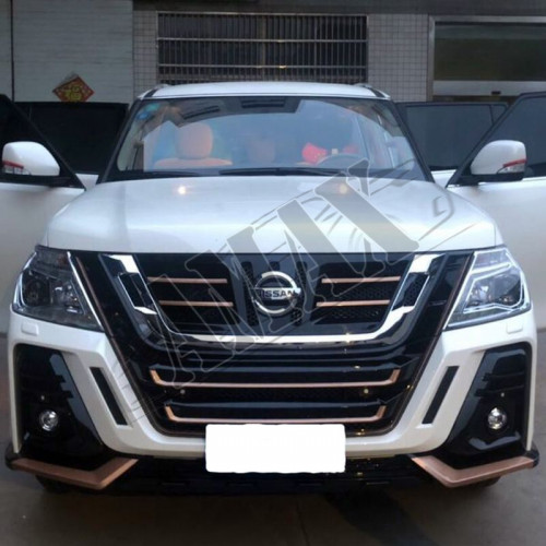 Аэродинамический передний и задний обвес + решетка радиатора для Nissan Patrol Y62