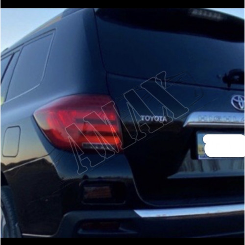 Оптика заднего вида, фонари диодные (LED), Тойота Хайлендер_Toyota Highlander (2008-2012)