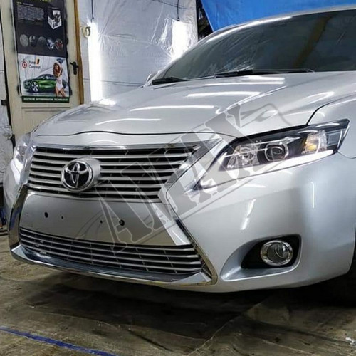 Бампер передний с решеткой радиатора и передней оптикой (стиль Lexus) Тойота Камри_Toyota Camry 40 (2006-2011)