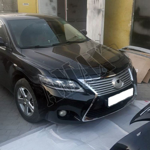 Бампер передний с решеткой радиатора и передней оптикой (стиль Lexus) Тойота Камри_Toyota Camry 40 (2006-2011)