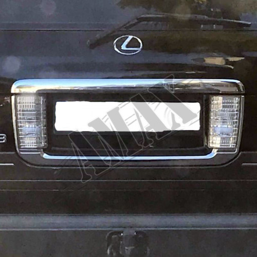 Задняя рамка под номер в сборе с планкой для Лексус ЛХ_Lexus LX470 (1998-2007)