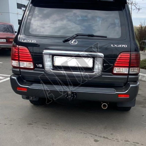 Задняя рамка под номер в сборе с планкой для Лексус ЛХ_Lexus LX470 (1998-2007)