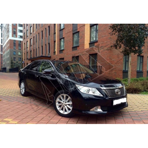 Противотуманные фары с хромовыми крышками Тойота Камри (Европа)_Toyota Camry (2012-2014)