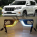 Крышки противотуманных фар LED для внедорожника Toyota Land Cruiser Prado 150 (2018-2021)