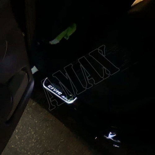 Накладки на пороги неон для автомобиля Honda Civic