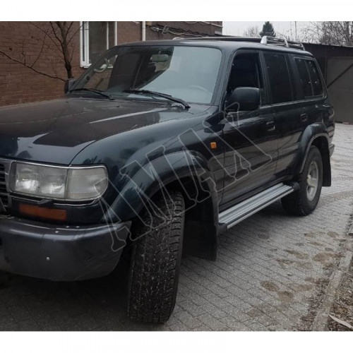 Пороги боковые наружные для внедорожника, Тойота Ленд Крузер_Toyota Land Cruiser 80 (1992-1997)