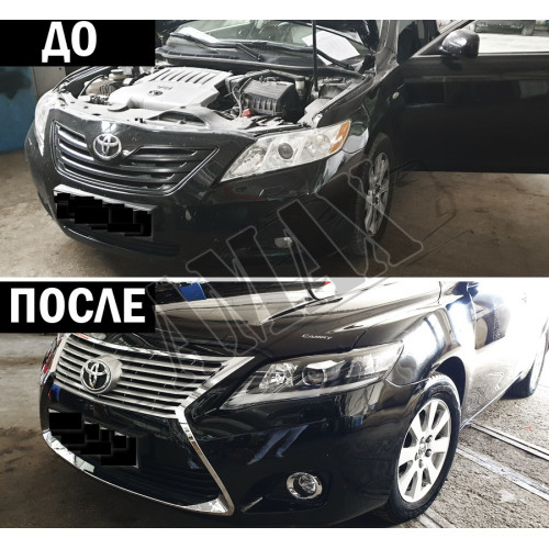 Бампер передний ABS пластик, Тойота Камри_Toyota Camry 40 (2006-2009)