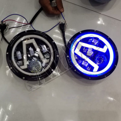 Передние фары линза и LED DRL для внедорожника Jeep Wrangler
