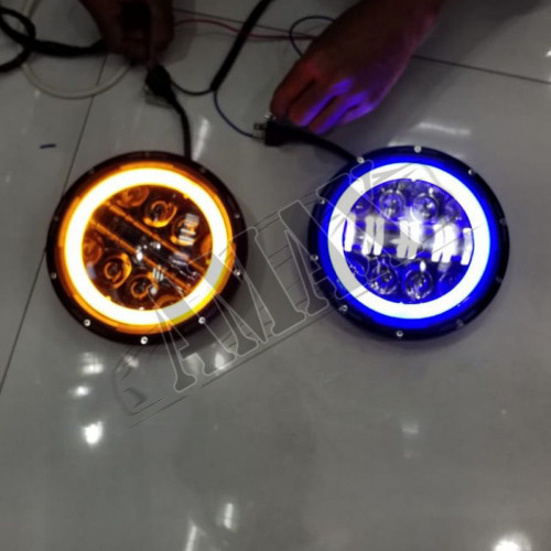 Передние фары линза и LED DRL для внедорожника Jeep Wrangler