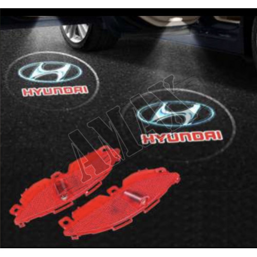 Диодная подсветка, штатная в карту дверей (LED), Хюндай Санта Фе_Hyundai Santa Fe (2012-2017)