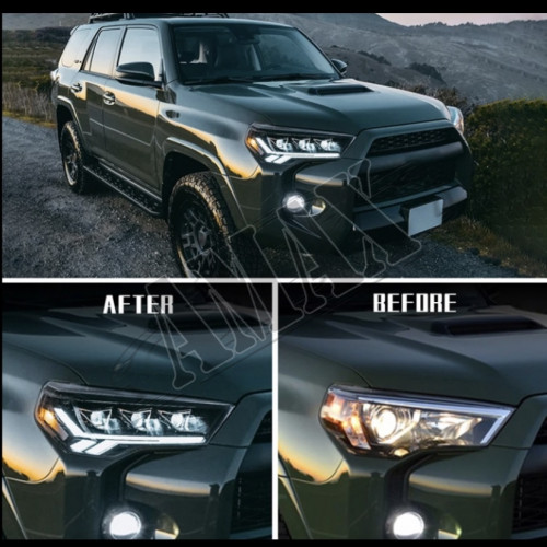 Передние фары, альтернативная оптика, (LED - фары), Тойота 4Раннер_Toyota 4Runner (2014-2020)
