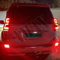 Задние фонари, оптика заднего вида - LED (Design Prado 150 18+), Тойота Ленд Крузер Прадо_Toyota Land Cruiser Prado 120 (2003-2008)