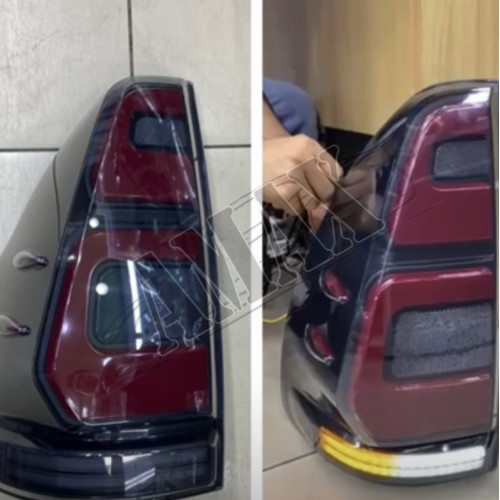 Задние фонари, оптика заднего вида - LED (Design BMW), Тойота Ленд Крузер Прадо