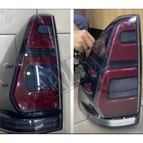 Задние фонари, оптика заднего вида - LED (Design BMW), Тойота Ленд Крузер Прадо
