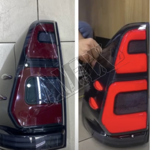 Задние фонари, оптика заднего вида - LED (Design BMW), Тойота Ленд Крузер Прадо